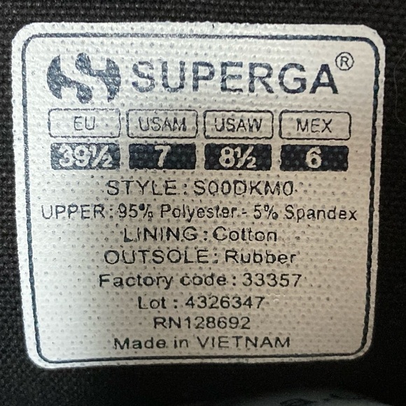 Superga Womens Animal Velvet Print Gold Fashion Sneakers Shoes SZ US 8.5 NWT - Picture 11 of 11